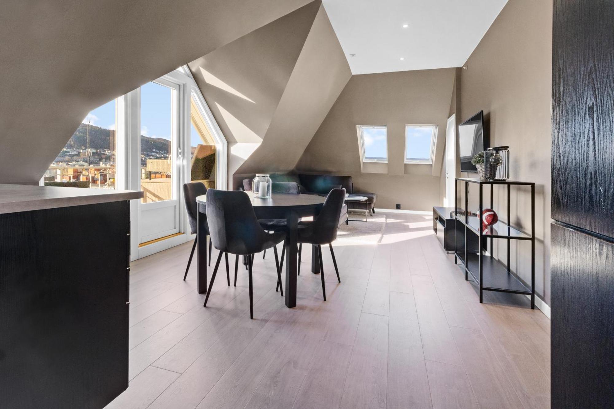 Penthouse Apartment In Bergen Exterior foto