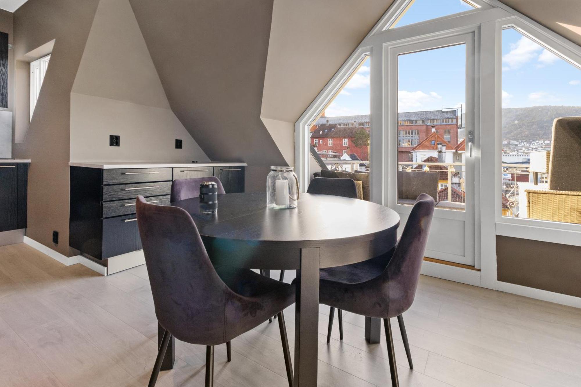 Penthouse Apartment In Bergen Exterior foto